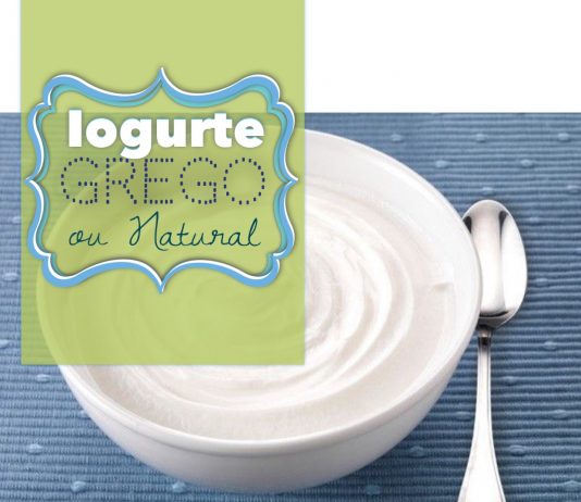 Iogurte grego ou natural? iogurte grego