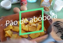 Pão de abóbora e canela