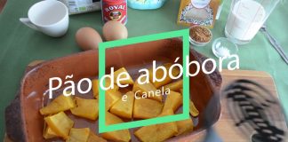 Pão de abóbora e canela