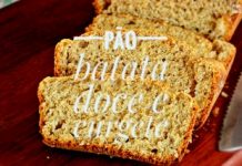 Pão de curgete e batata doce pão-batata doce